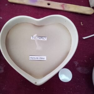 Casa Daisy: velas cuenco de corazón con mensaje