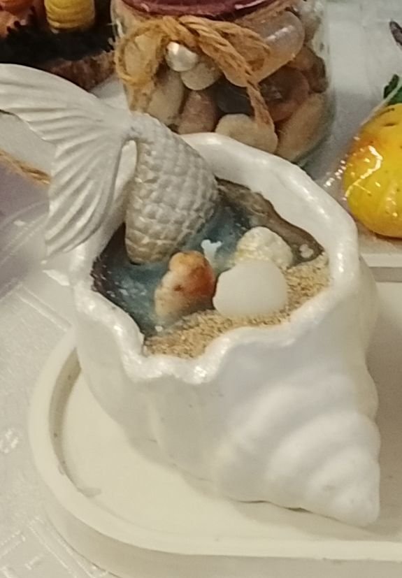 Vela en Maceta de caracol